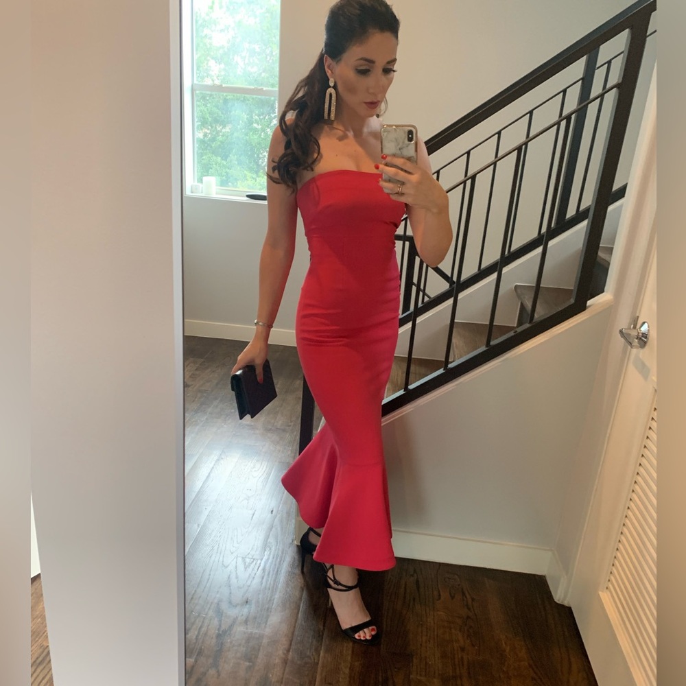 Cinq sept fuschia luna dress